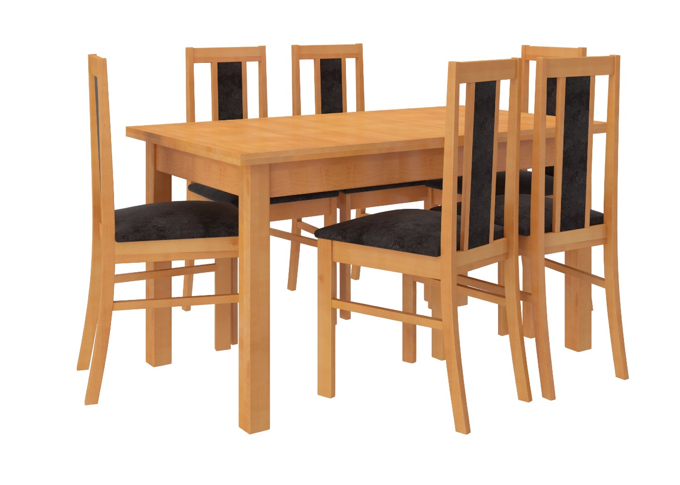 jídelní stůl židle dekor olše, potah Kronos 07
