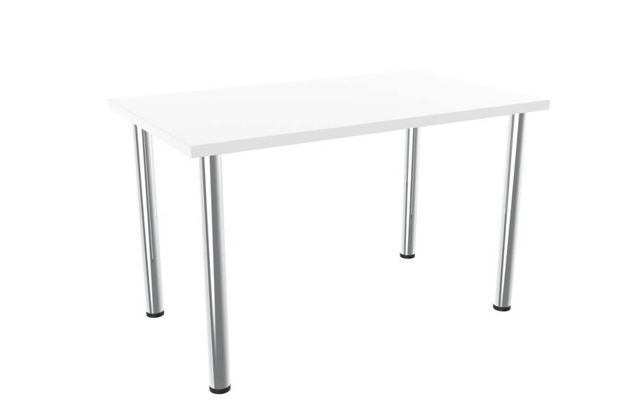 Kuchynský jedálenský obdĺžnikový stôl biely