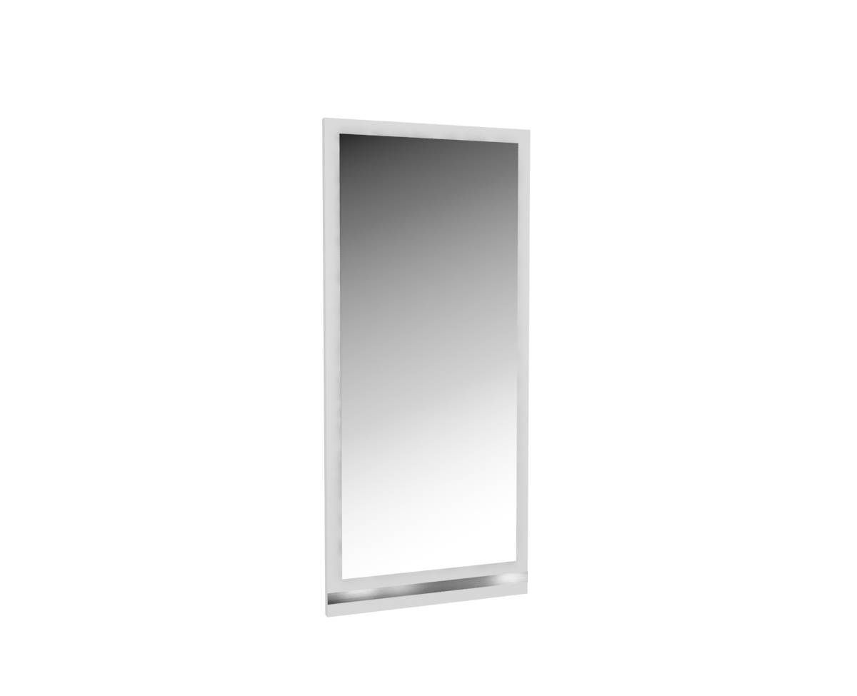 nástěnné zrcadlo bílé