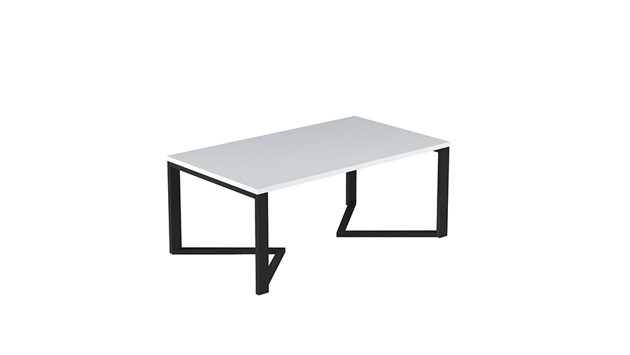 konferenční odkládací stolek bílý, bílá matná, obývací pokoj