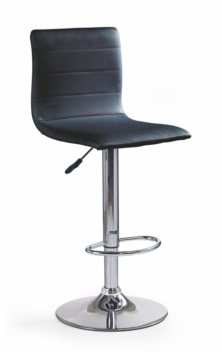 kovová barová židle čalouněná