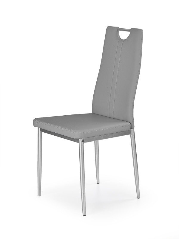 kovová jídelní židle čalouněná