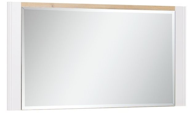 zrcadlo bílý rám