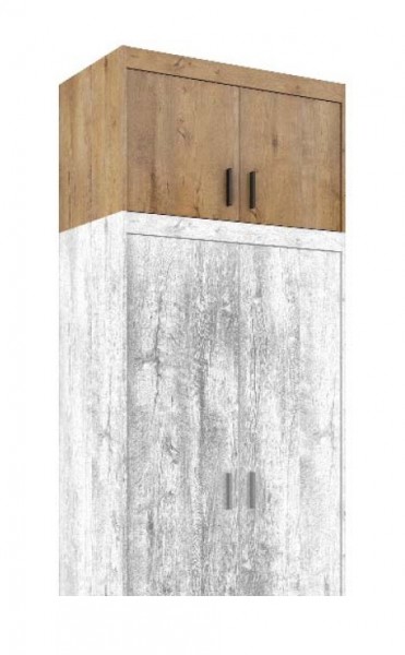 Nádstavec na šatní skříň Saren 89,7 cm - 3 barevné varianty