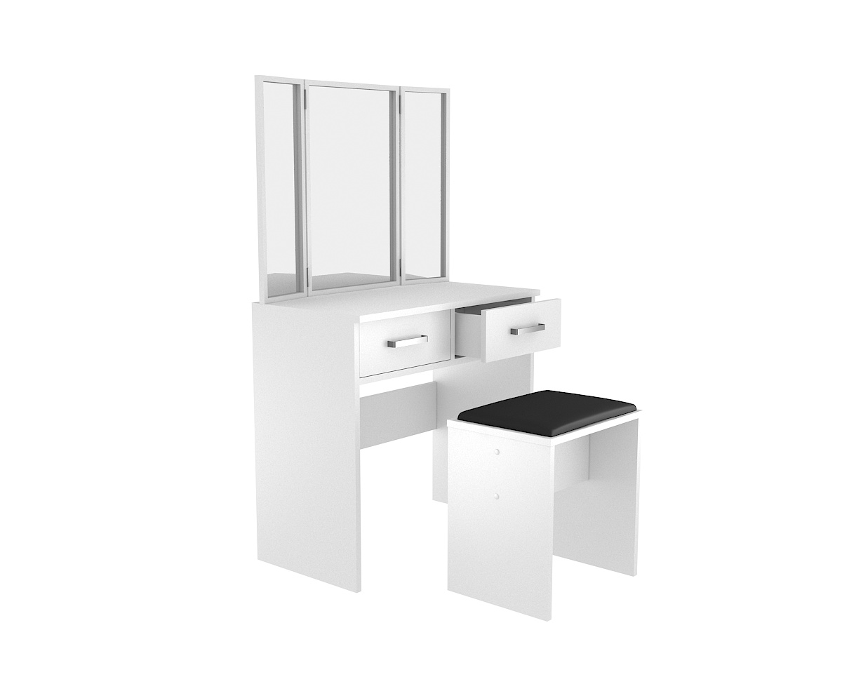 Toaletní stolek s taburetem Camis