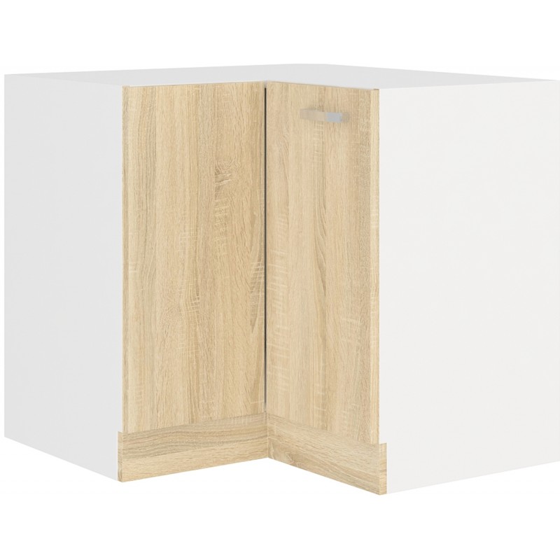 Kuchyňská skříňka spodní rohová 83 x 83 cm šedá