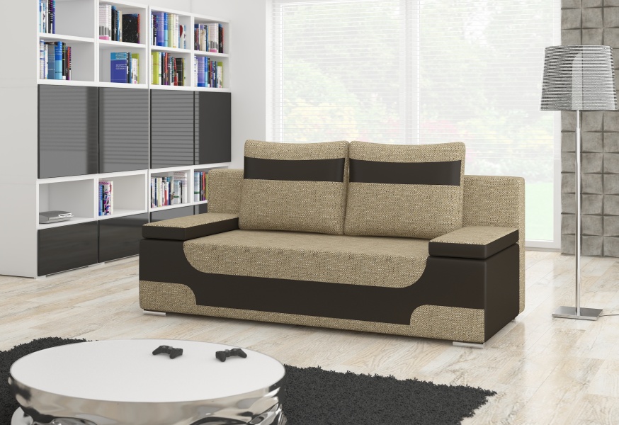 Trendy rozkládací sofa s úložným prostorem Gita