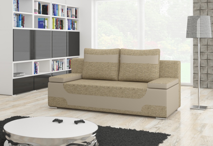 Trendy rozkládací sofa s úložným prostorem Gita