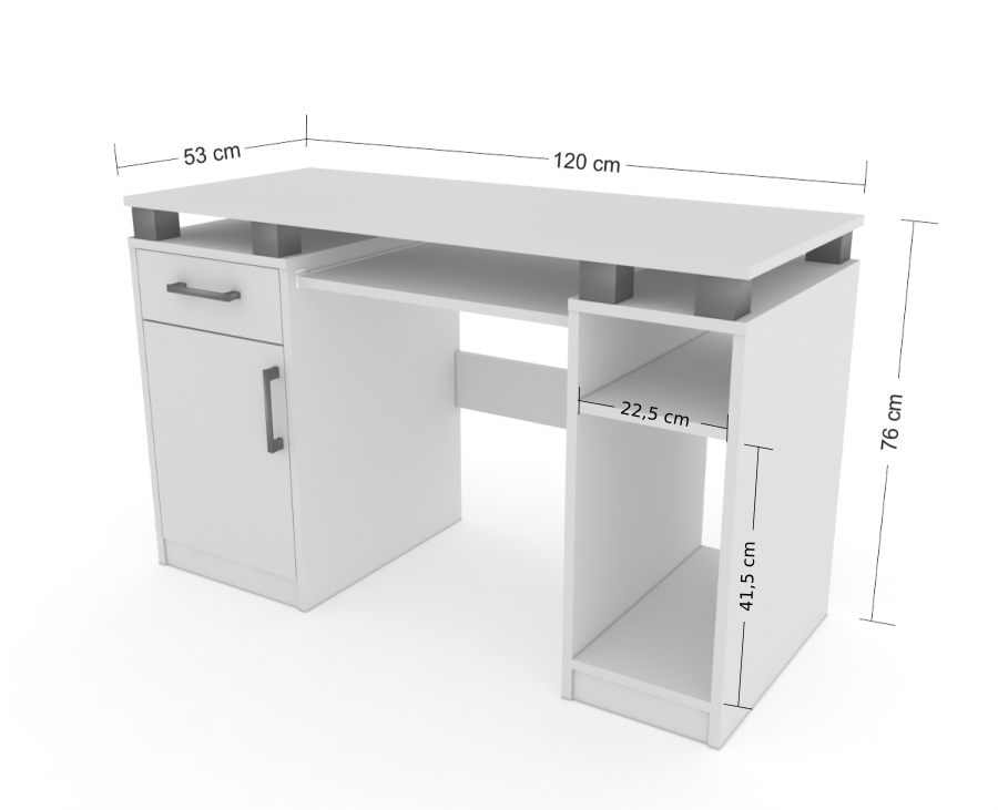 Kancelářský stůl 120 cm Toren