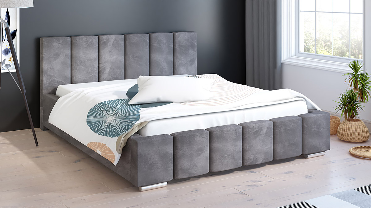 Čalouněná postel s čelem Galo 120x200 cm
