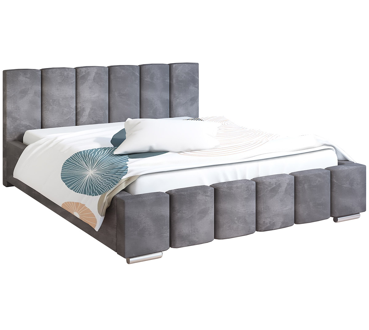 Čalouněná postel s čelem Galo 120x200 cm