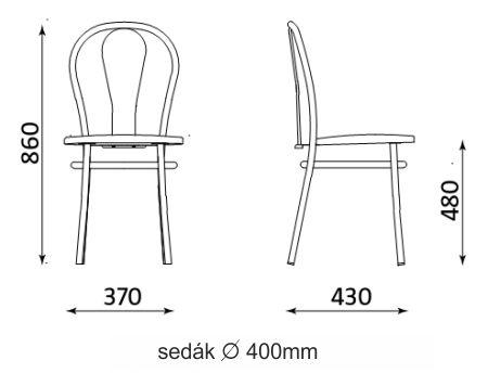 Levná kovová jídelní židle čalouněná Tunber+h Šedá hranatá