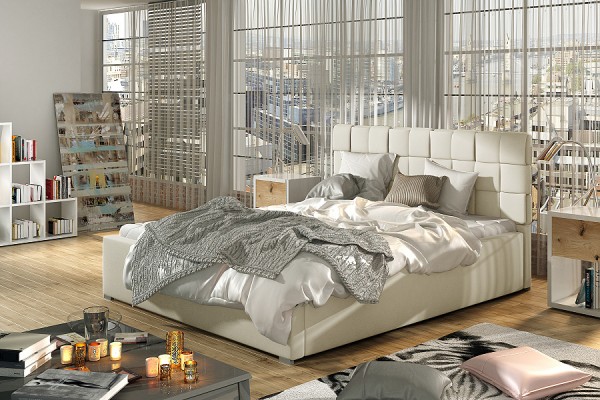 Velká čalouněná postel Gracia 200x200 cm
