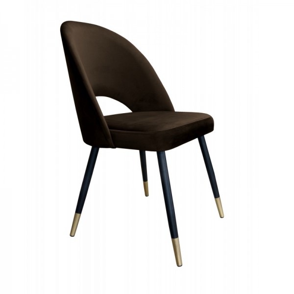 Moderní jídelní židle Lovikka černo-zlaté nohy