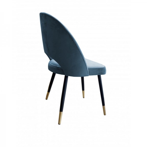 Moderní jídelní židle Lovikka černo-zlaté nohy