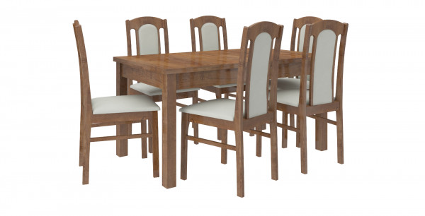 Jídelní stůl se židlemi Sanie