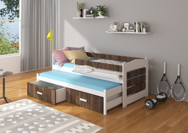 Dětská postel 80x180 cm Zeya se zábranou
