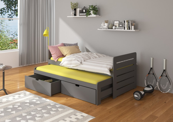 Modely postele Arie: Grafitově šedá
