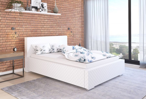 Prostorná čalouněná postel Sia 180x200 cm