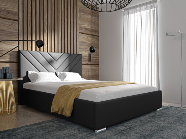 Čalouněná postel pro dva Smoke 160x200 cm
