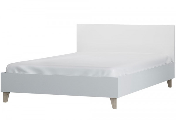 Bílá postel 90x200 cm Gorm