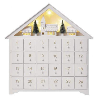 Adventní kalendář dřevěný