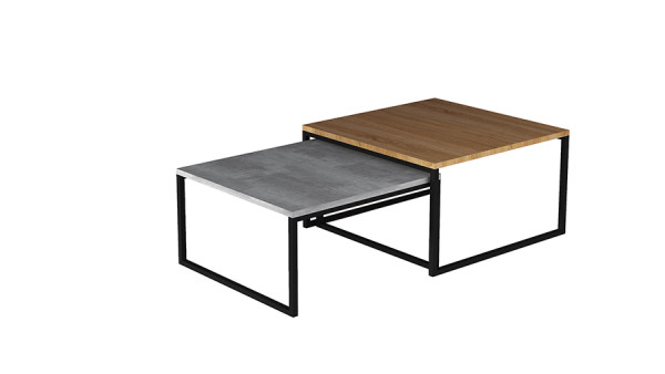 Deska stolu: Ořech burgundia/beton