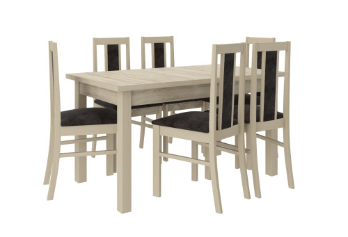 Jedálenský stôl a stoličky Corte pre 6 osob