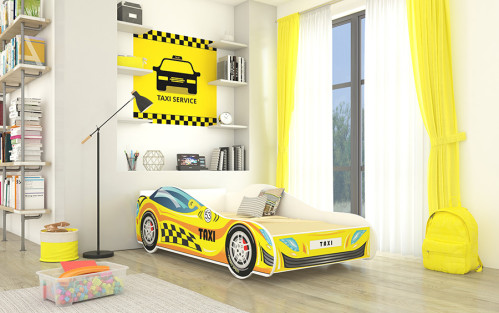 Barva dětského nábytku: taxi žlutá