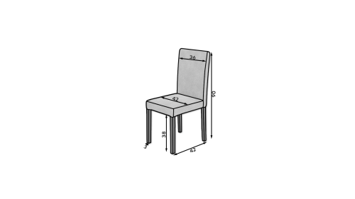 Jídelní set - stůl + židle RODOS 81