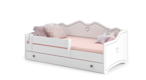 Dětská postel s matrací EMKA Gray 160x80