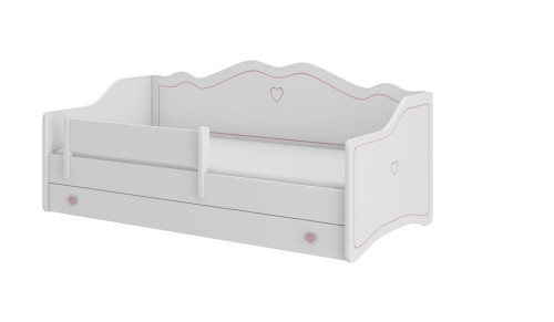 Dětská postel s matrací EMKA Pink 160x80